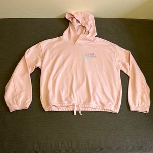 Girls pink hoodie